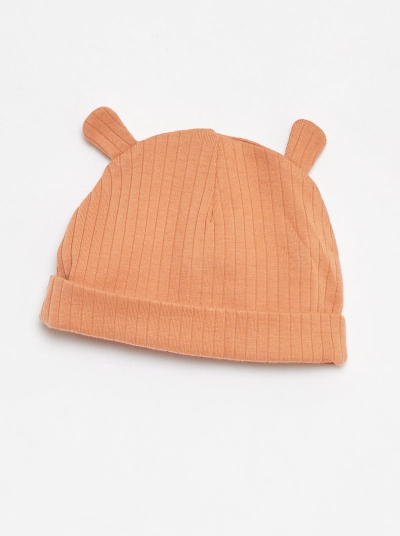 Ensemble pyjama + bonnet - 3 pièces - cradle to cradle BLANC - Kiabi