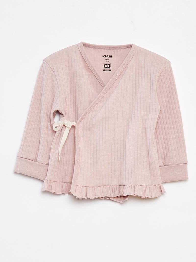 Ensemble pyjama + bonnet - 3 pièces - cradle to cradle ROSE - Kiabi