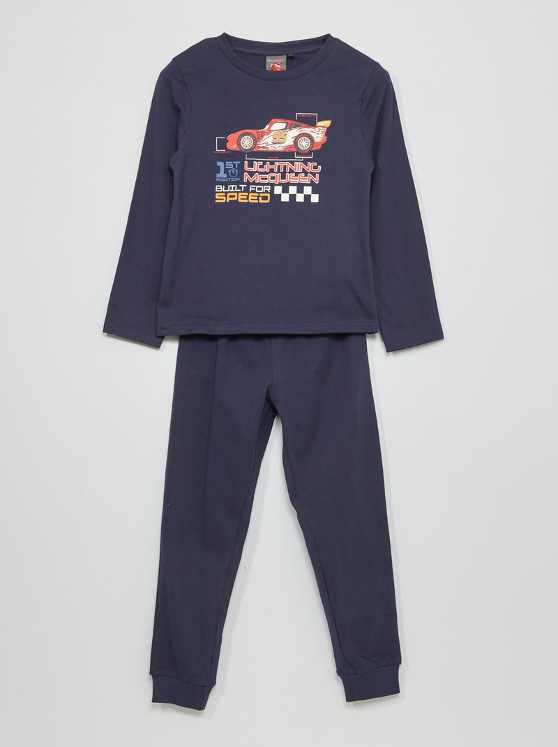 Ensemble pyjama 'Cars' - 2 pièces Marine - Kiabi