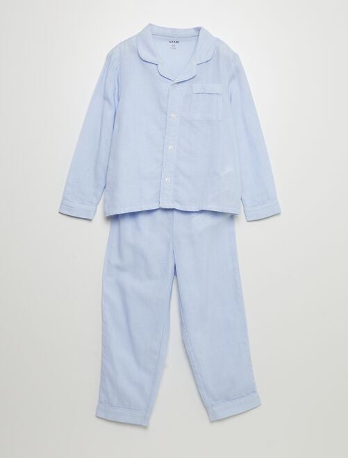 Ensemble pyjama chemise + pantalon - 2 pièces - Kiabi