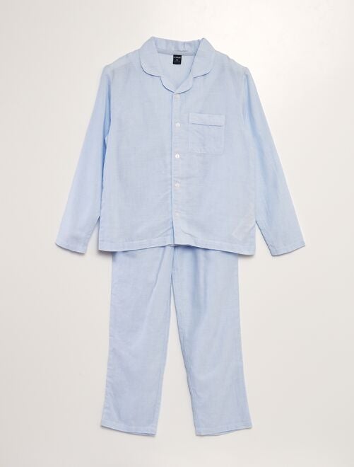 Ensemble pyjama chemise + pantalon - 2 pièces - Kiabi