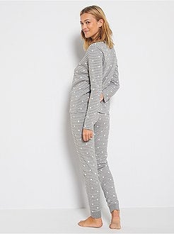 Ensemble pyjama coton bio - Kiabi