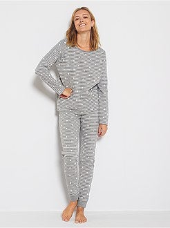 Ensemble pyjama coton bio - Kiabi