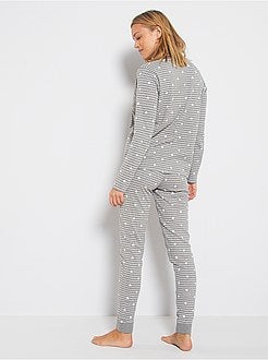 Ensemble pyjama coton bio - Kiabi