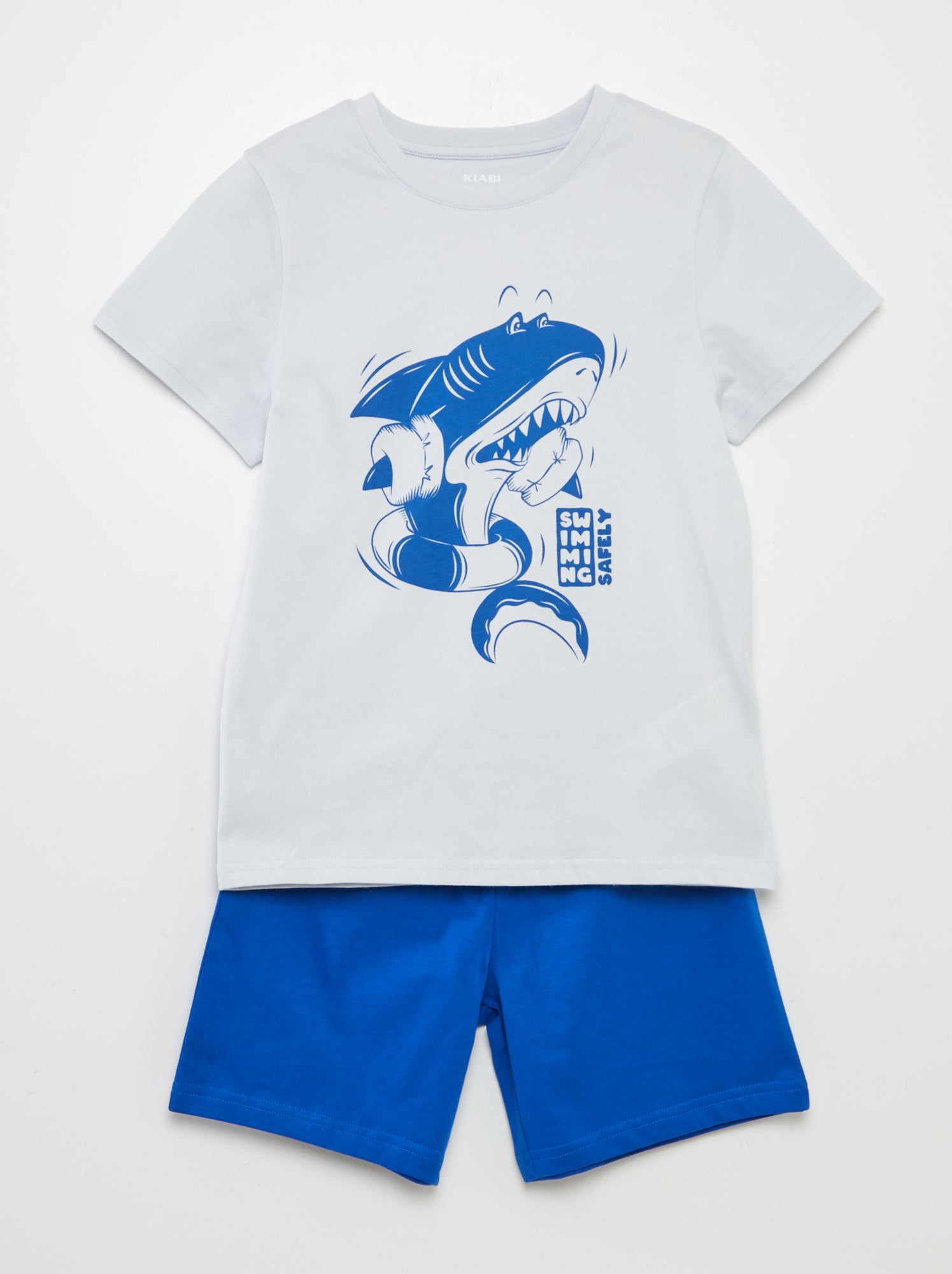 Pyjama Garçon 2 Ans Bleu Pâle à Carreaux - Neuf Avec étiquettes