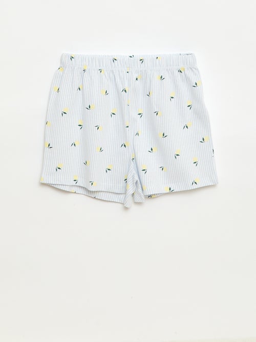 Ensemble pyjama court - 2 pièces - Kiabi