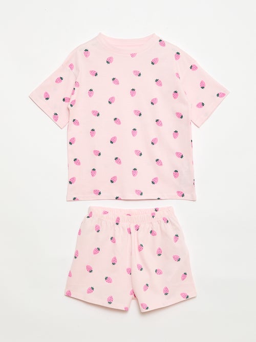 Ensemble pyjama court - 2 pièces - Kiabi