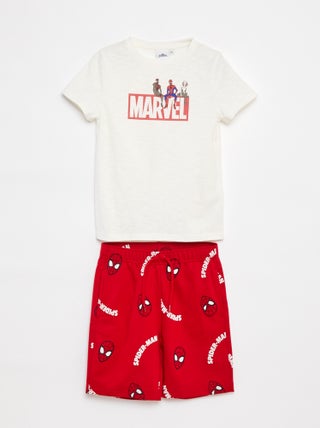 Ensemble pyjama court 'Avengers' - 2 pièces