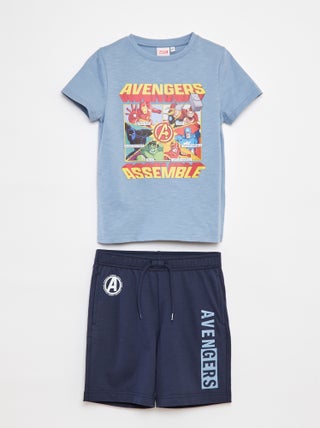 Ensemble pyjama court 'Avengers' - 2 pièces
