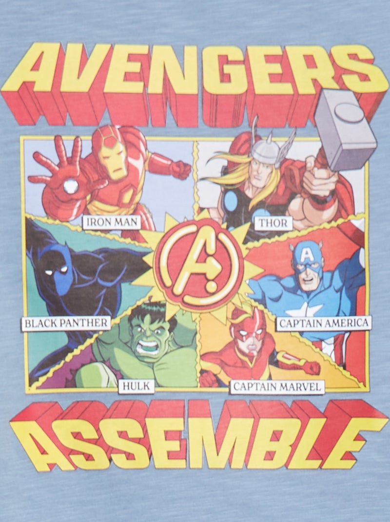 Ensemble pyjama court 'Avengers' - 2 pièces BLEU - Kiabi