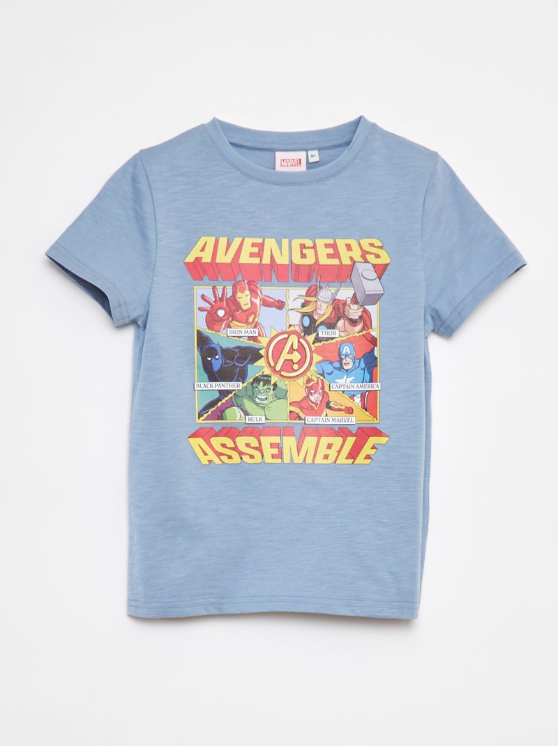 Ensemble pyjama court 'Avengers' - 2 pièces BLEU - Kiabi