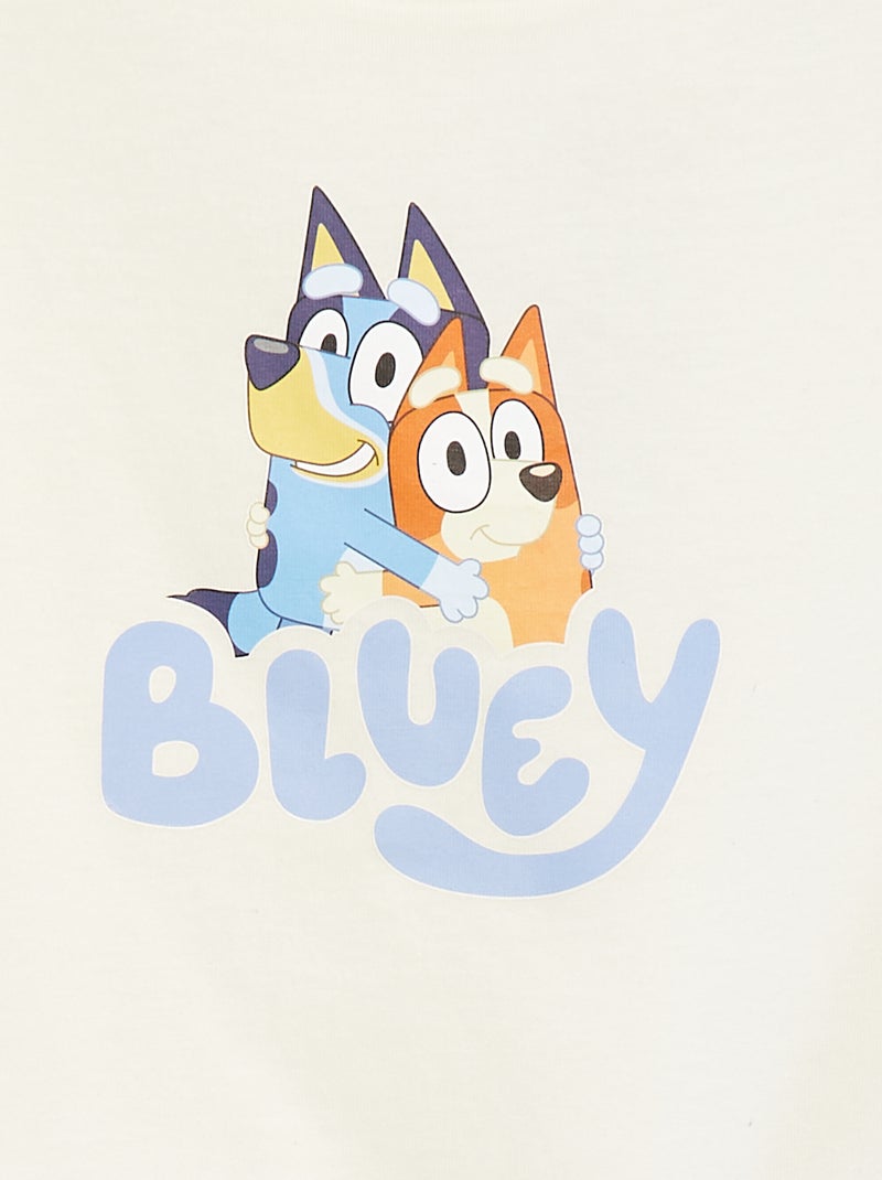 Ensemble pyjama court 'Bluey' - 2 pièces BLANC - Kiabi