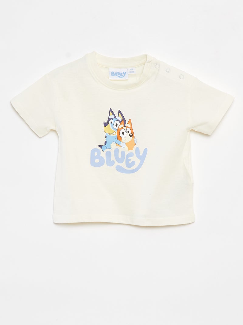 Ensemble pyjama court 'Bluey' - 2 pièces BLANC - Kiabi