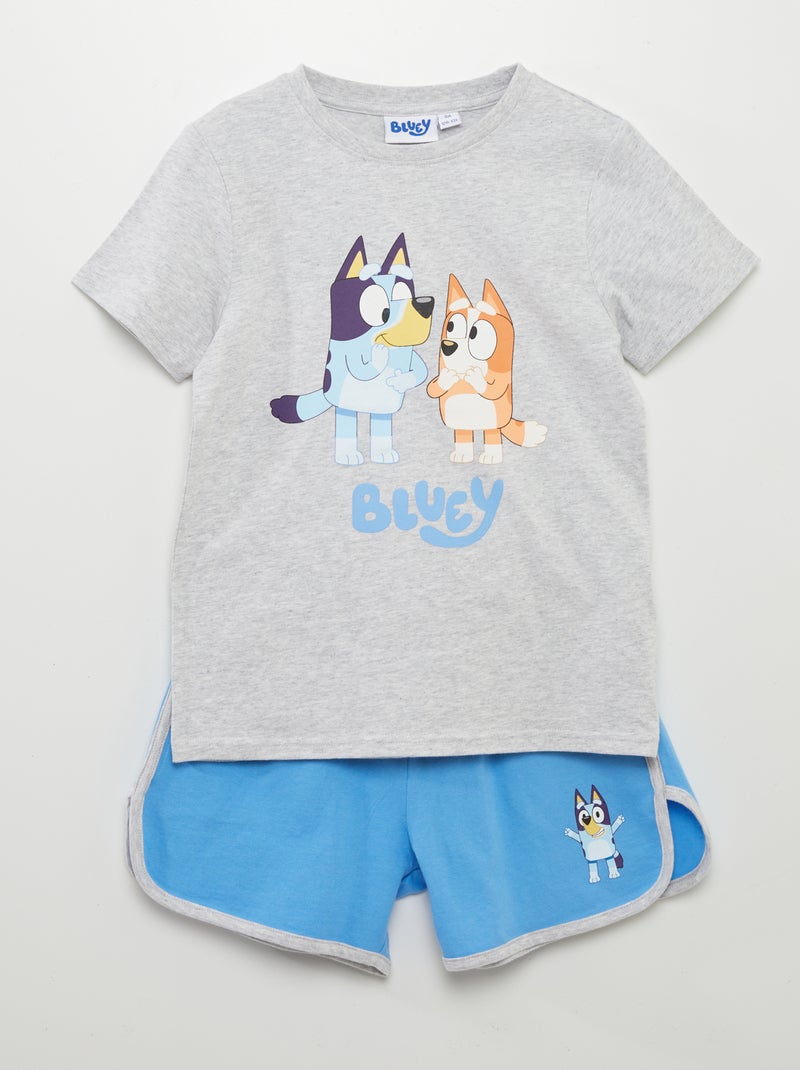 Ensemble pyjama court 'Bluey' - 2 pièces Bleu - Kiabi