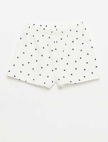 Ensemble pyjama court débardeur + short - 2 pièces