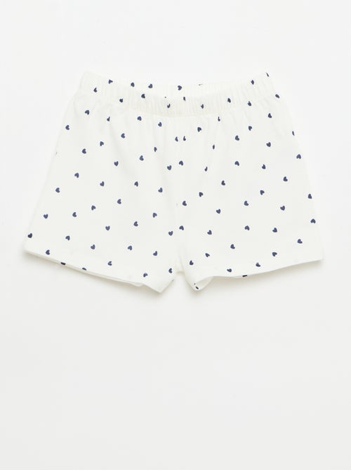 Ensemble pyjama court débardeur + short - 2 pièces - Kiabi