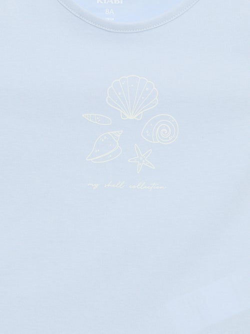 Ensemble pyjama court débardeur + short - 2 pièces - Kiabi