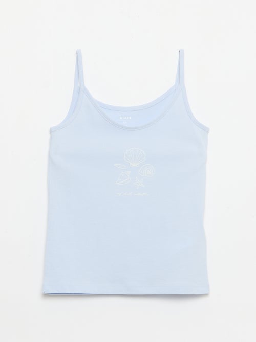 Ensemble pyjama court débardeur + short - 2 pièces - Kiabi