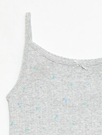 Ensemble pyjama court débardeur + short à motif - 2 pièces