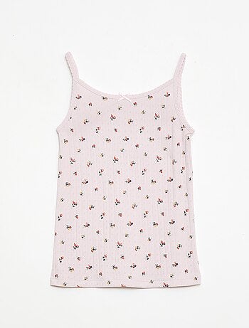 Ensemble pyjama court débardeur + short à motif - 2 pièces