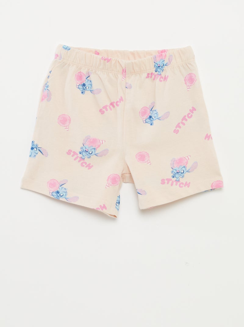 Ensemble pyjama court 'Disney' Blanc - Kiabi