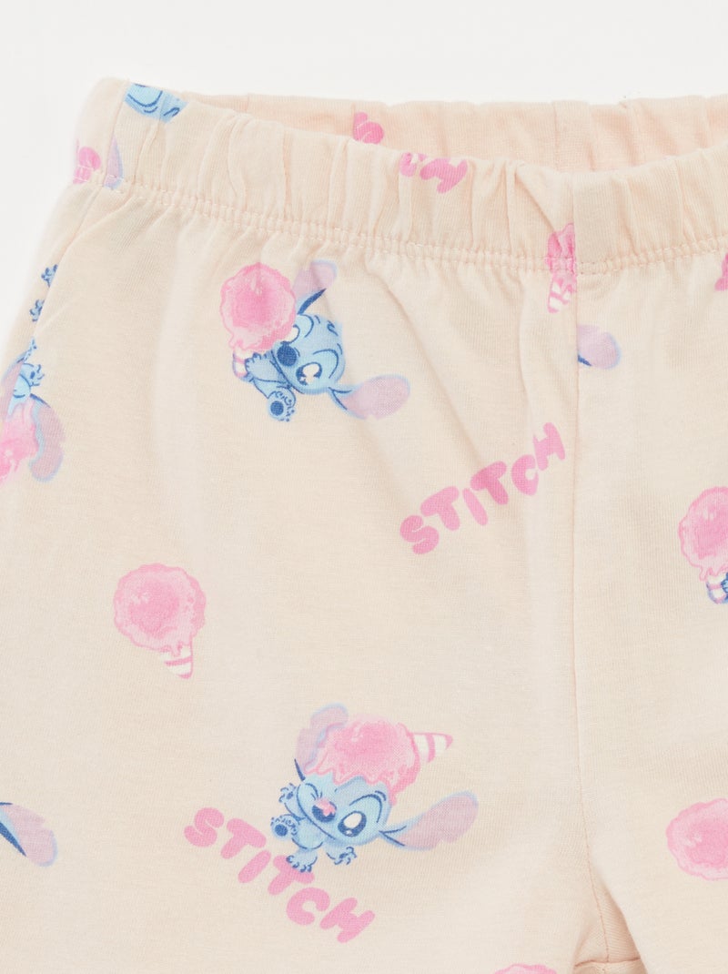 Ensemble pyjama court 'Disney' Blanc - Kiabi
