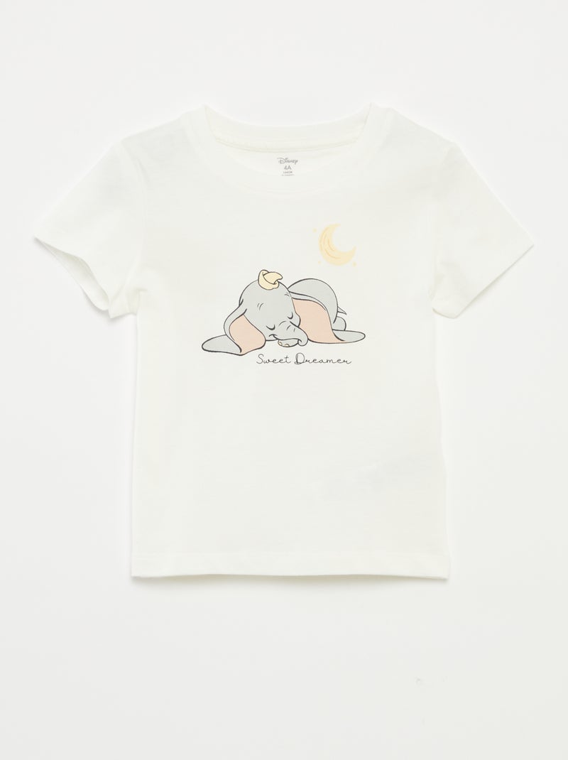 Ensemble pyjama court 'Disney' BLANC - Kiabi