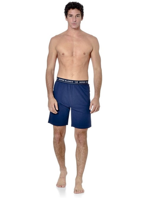 Ensemble pyjama court homme avec t-shirt col v dom serge blanco - Kiabi
