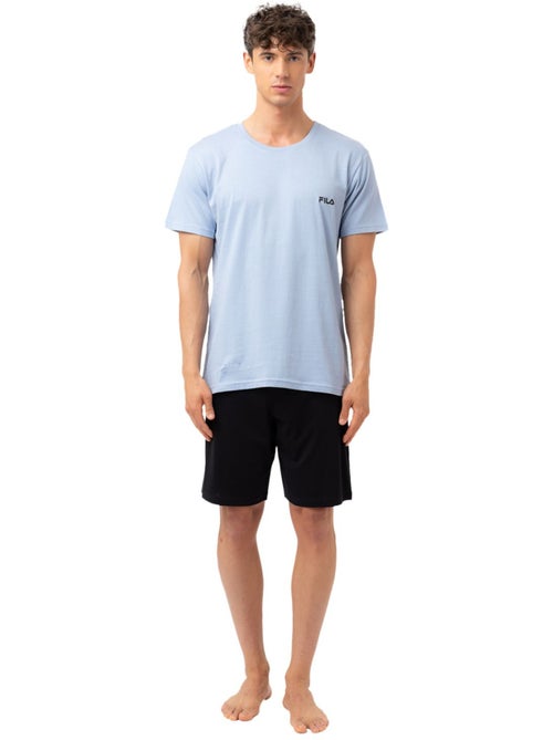 Ensemble pyjama court homme en coton jersey  fila - Kiabi