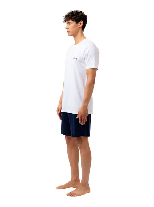 Ensemble pyjama court homme en coton jersey FPS1194 Fila - Kiabi