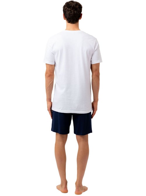Ensemble pyjama court homme en coton jersey FPS1194 Fila - Kiabi