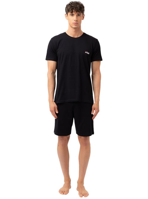 Ensemble pyjama court homme en coton jersey fps1194 fila - Kiabi Ensemble pyjama court homme en coton jersey fps1194 fila - Kiabi