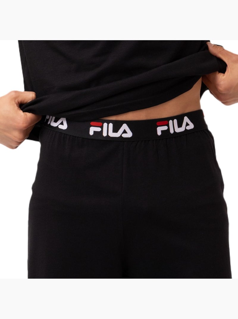 Ensemble pyjama court homme en coton jersey fps1194 fila Noir - Kiabi