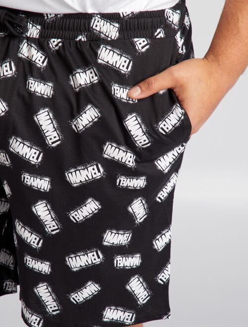 Ensemble pyjama court 'Marvel' t-shirt + short - 2 pièces - Kiabi