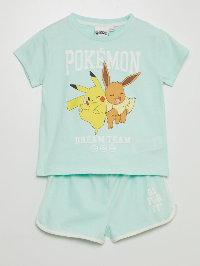 Ensemble pyjama court Pokemon 2 pieces