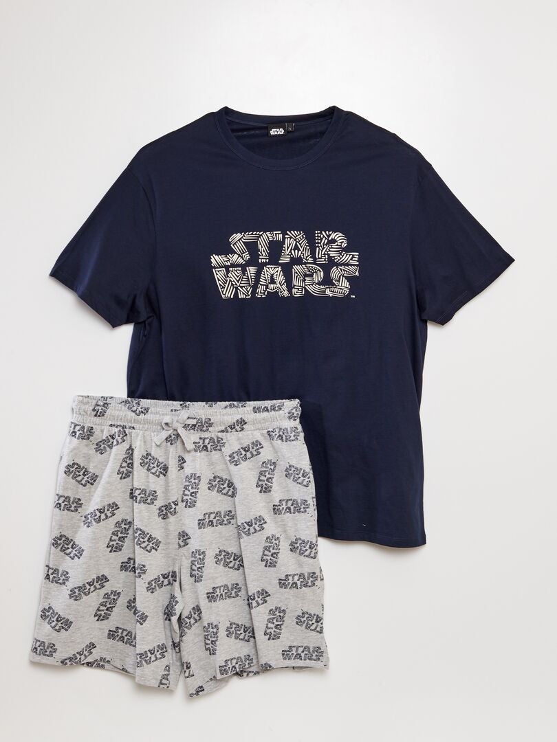Ensemble pyjama court 'Star Wars' - 2 pièces Gris - Kiabi