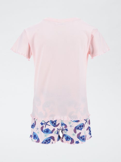 Ensemble pyjama court 'Stitch' - 2 pièces - Kiabi