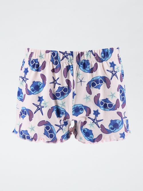 Ensemble pyjama court 'Stitch' - 2 pièces - Kiabi