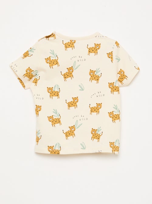 Ensemble pyjama court t-shirt + short - 2 pièces - Kiabi