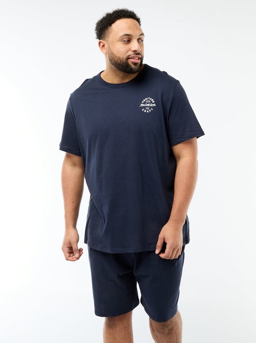 Ensemble pyjama court t-shirt + short - 2 pièces - Kiabi