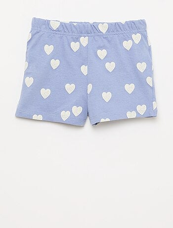 Ensemble pyjama court t-shirt + short - 2 pièces