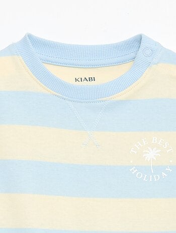 Ensemble pyjama court t-shirt + short - 2 pièces