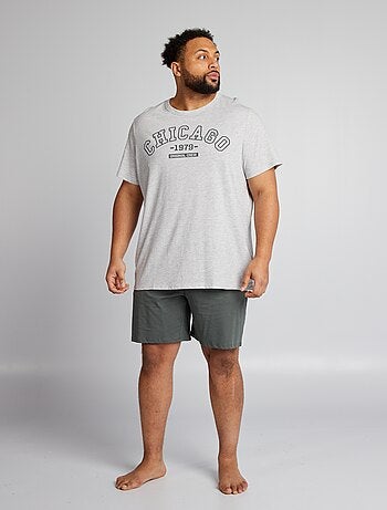 Ensemble pyjama court t-shirt + short - 2 pièces