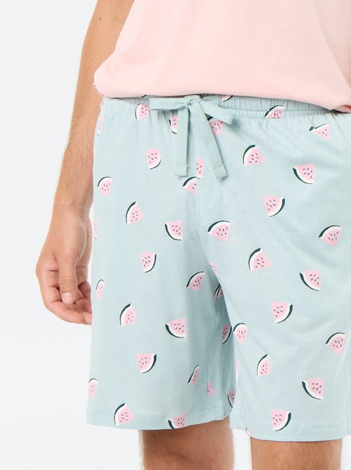 Ensemble pyjama court t-shirt + short - 2 pièces - Kiabi
