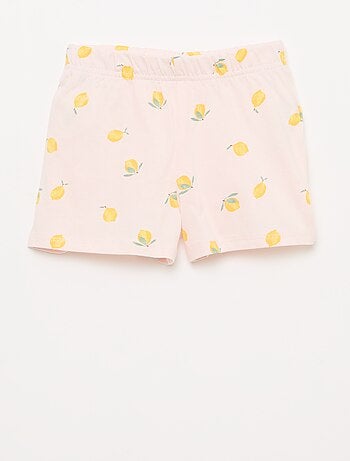 Ensemble pyjama court t-shirt + short - 2 pièces
