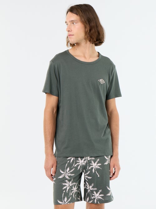 Ensemble pyjama court t-shirt + short - 2 pièces - Kiabi