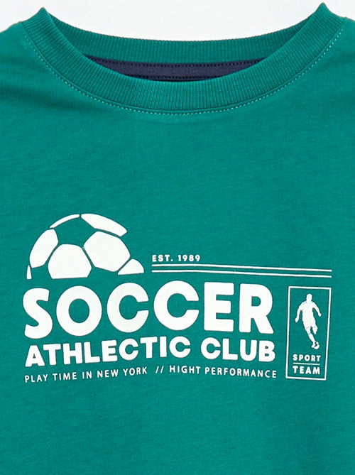 Ensemble pyjama court t-shirt + short - 2 pièces - Kiabi