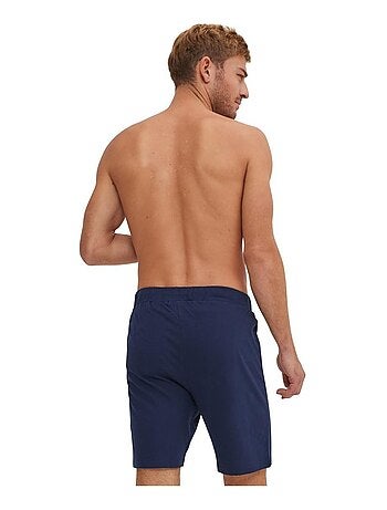 Ensemble pyjama court tshirt col v homme en coton serge blanco