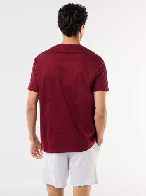 Ensemble pyjama court 'Vice Versa' - 2 pièces - Kiabi