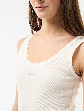 Ensemble pyjama court vichy - 2 pièces